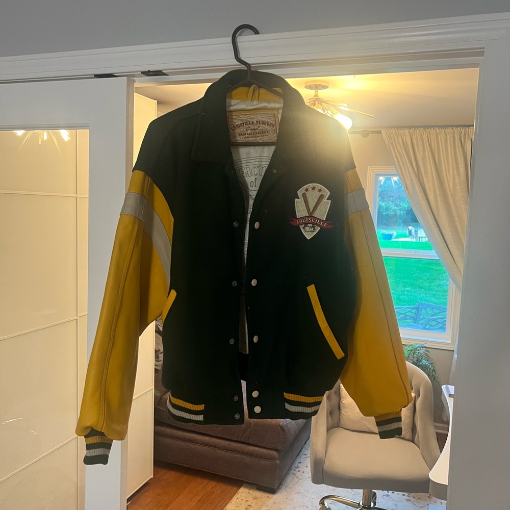 Original Louisville Slugger Baseball Jacket Sz Medium